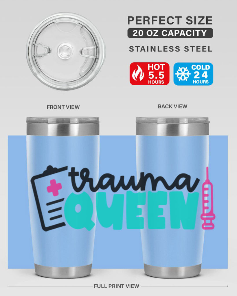 Trauma Queen Style Style 11#- nurse- tumbler