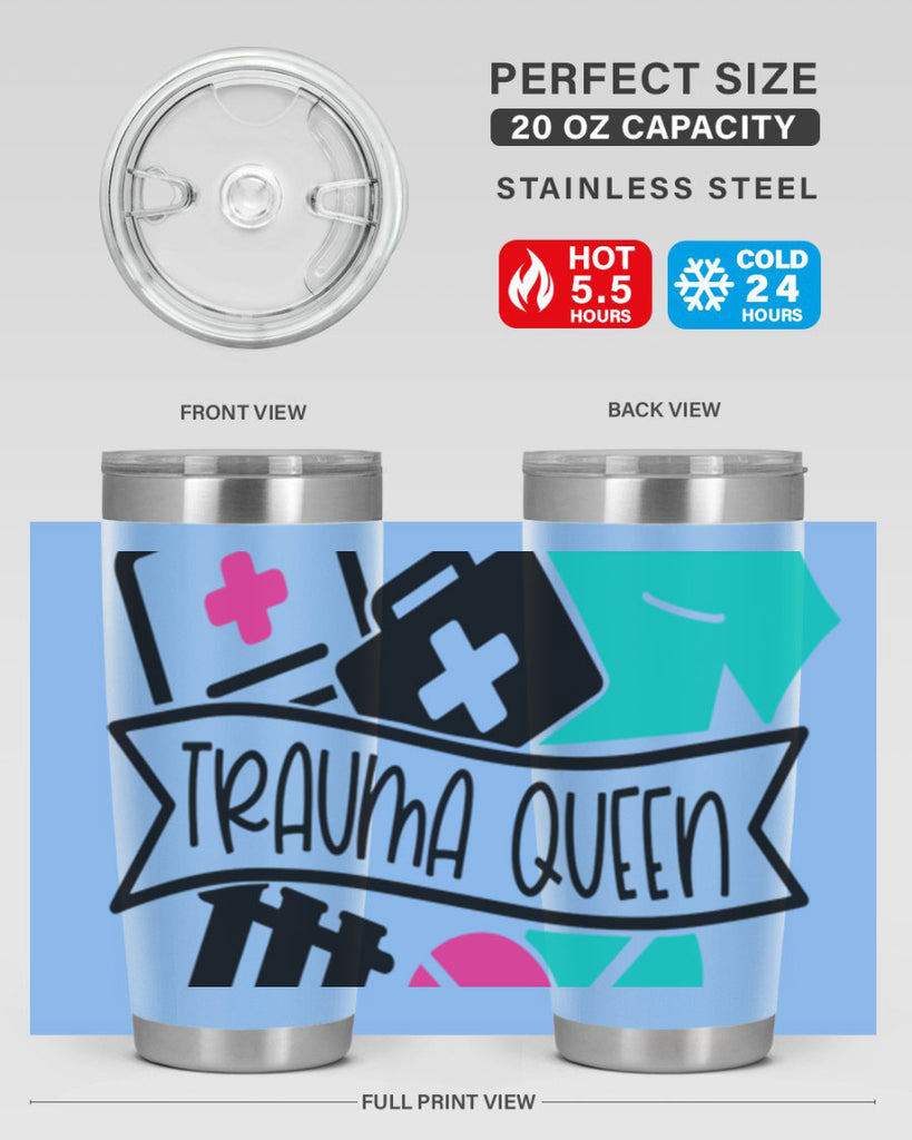 Trauma Queen Style Style 13#- nurse- tumbler