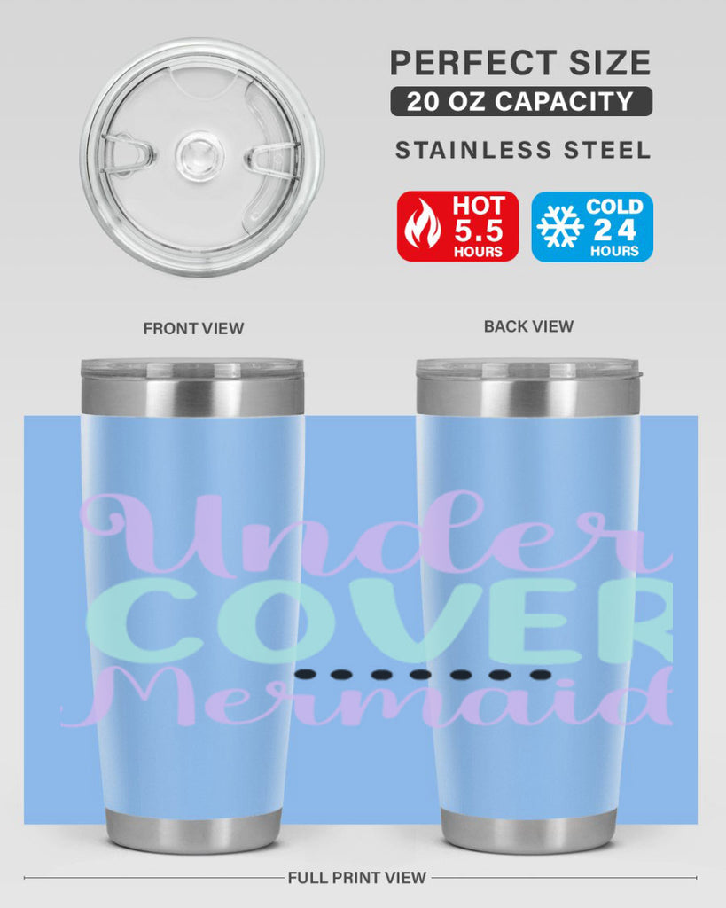 Under Cover Mermaid 639#- mermaid- Tumbler