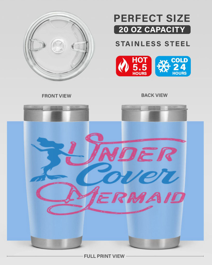 Under Cover Mermaid 640#- mermaid- Tumbler