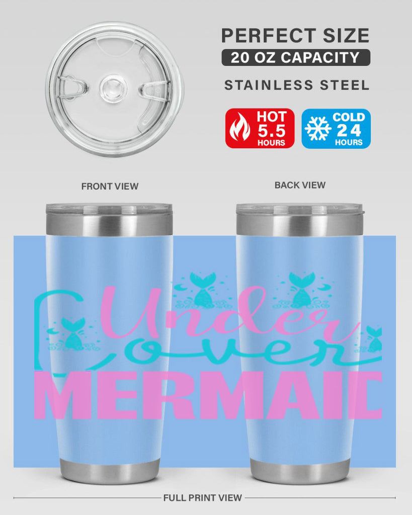 Under Cover Mermaid 643#- mermaid- Tumbler