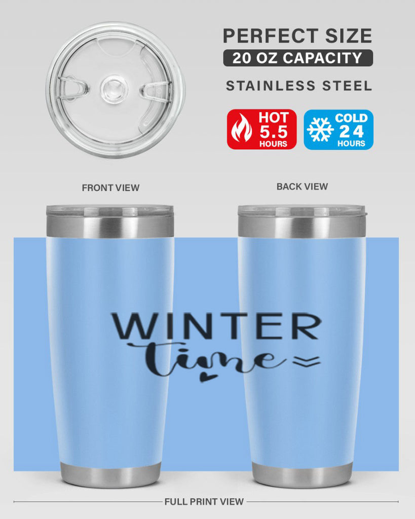 Winter Time 526#- winter- Tumbler