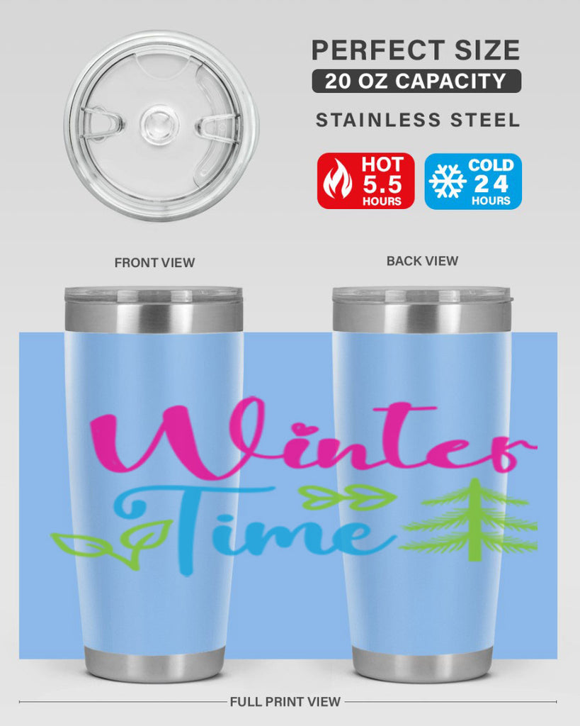 Winter Time 528#- winter- Tumbler