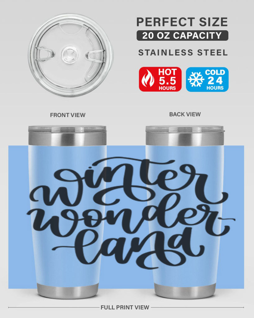 Winter Wonderland347#- winter- Tumbler