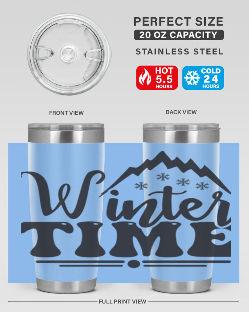 Winter time 566#- winter- Tumbler