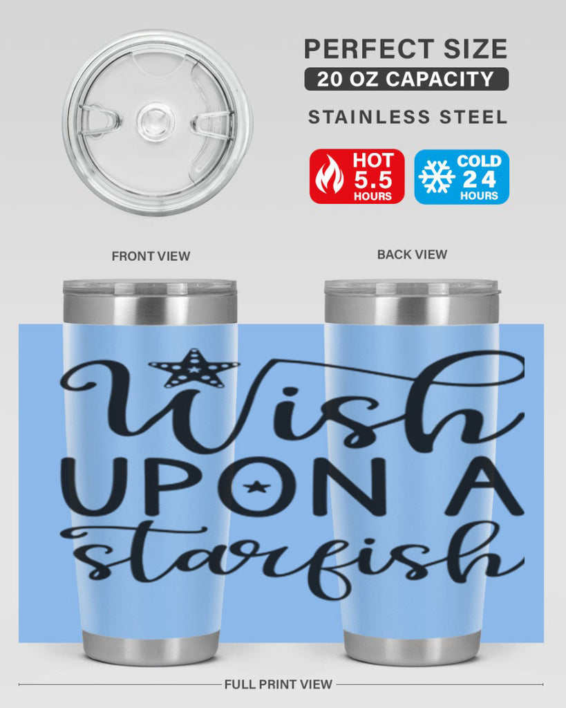 Wish upon a starfish  602#- spring- Tumbler