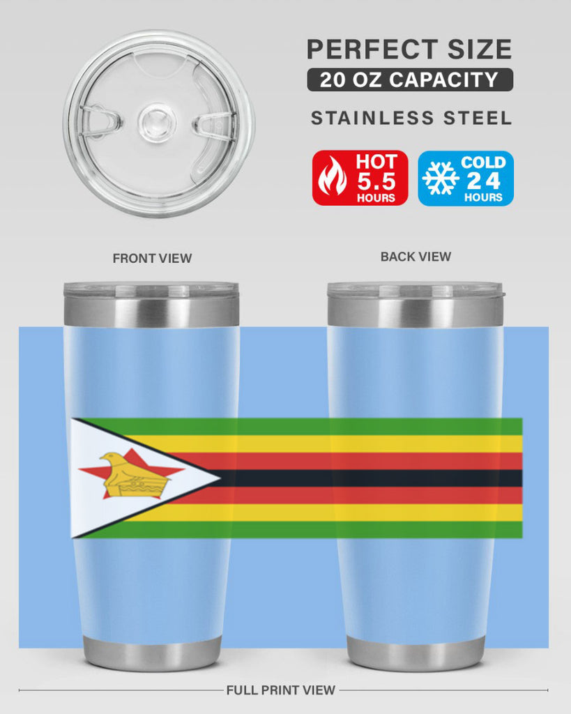 Zimbabwe 1#- world flags- Tumbler