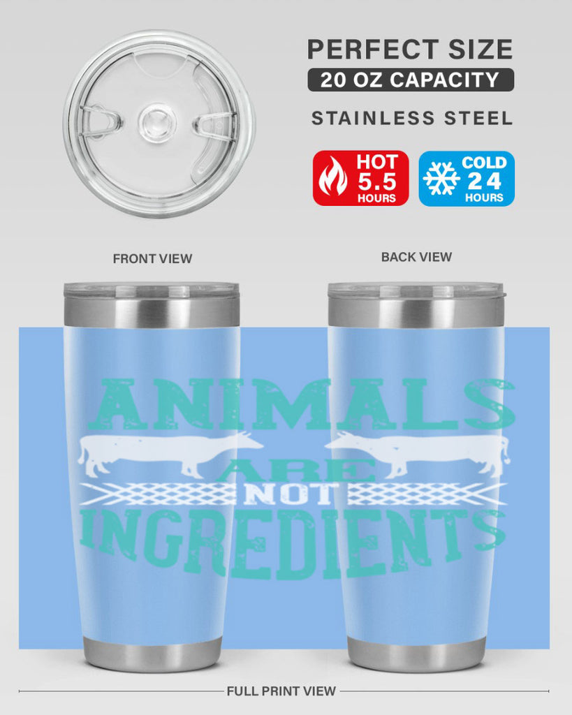 animals are not ingredients 103#- vegan- Tumbler