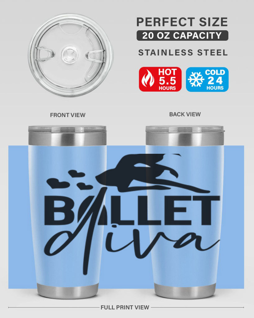 ballet diva 4#- ballet- Tumbler