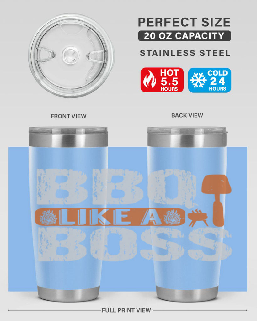 bbq like a boss 6#- bbq- Tumbler