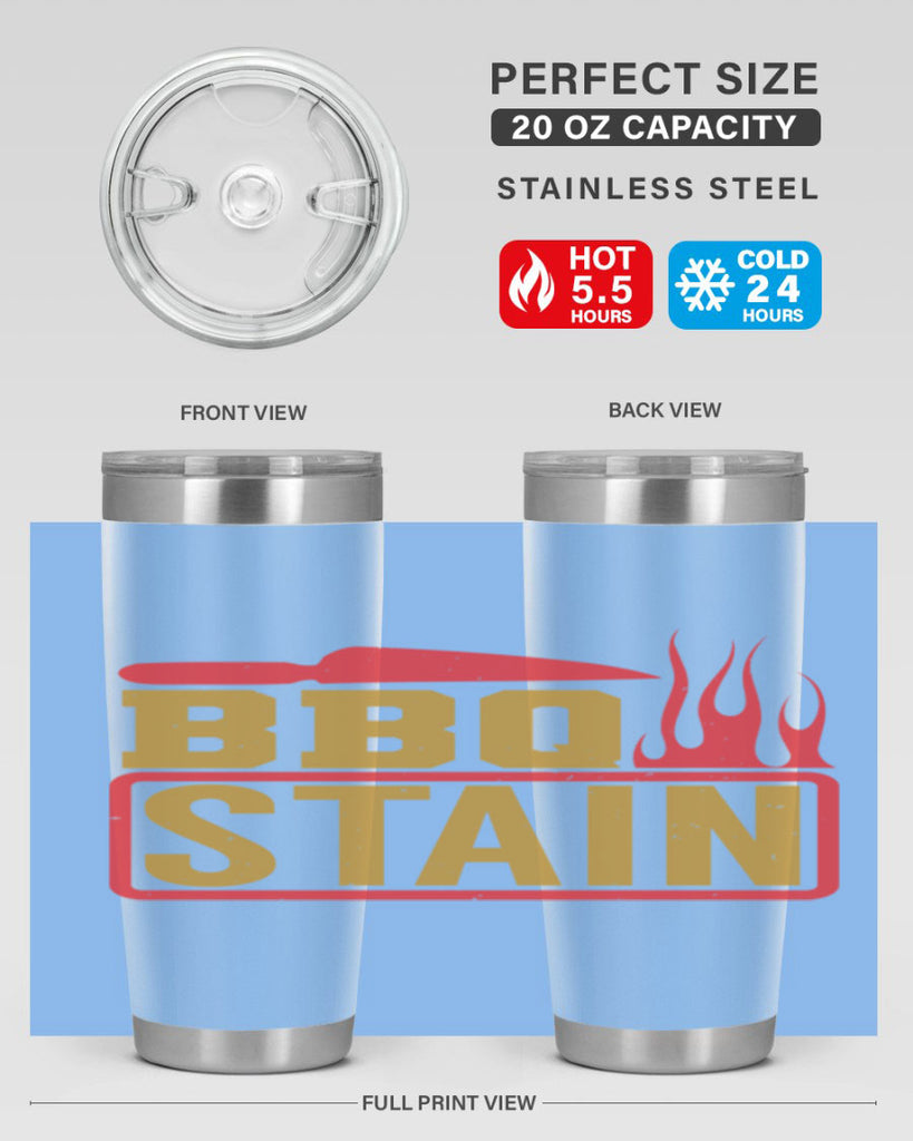 bbq stain 3#- bbq- Tumbler