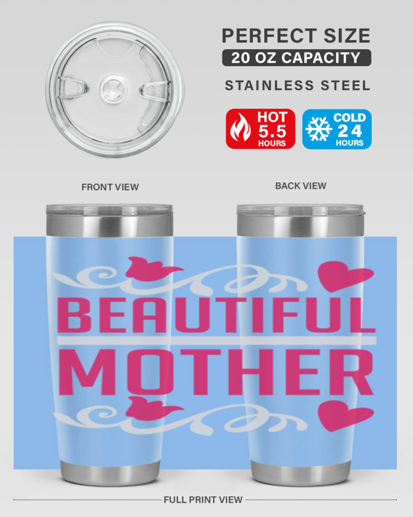 beautiful 213#- mom- Tumbler