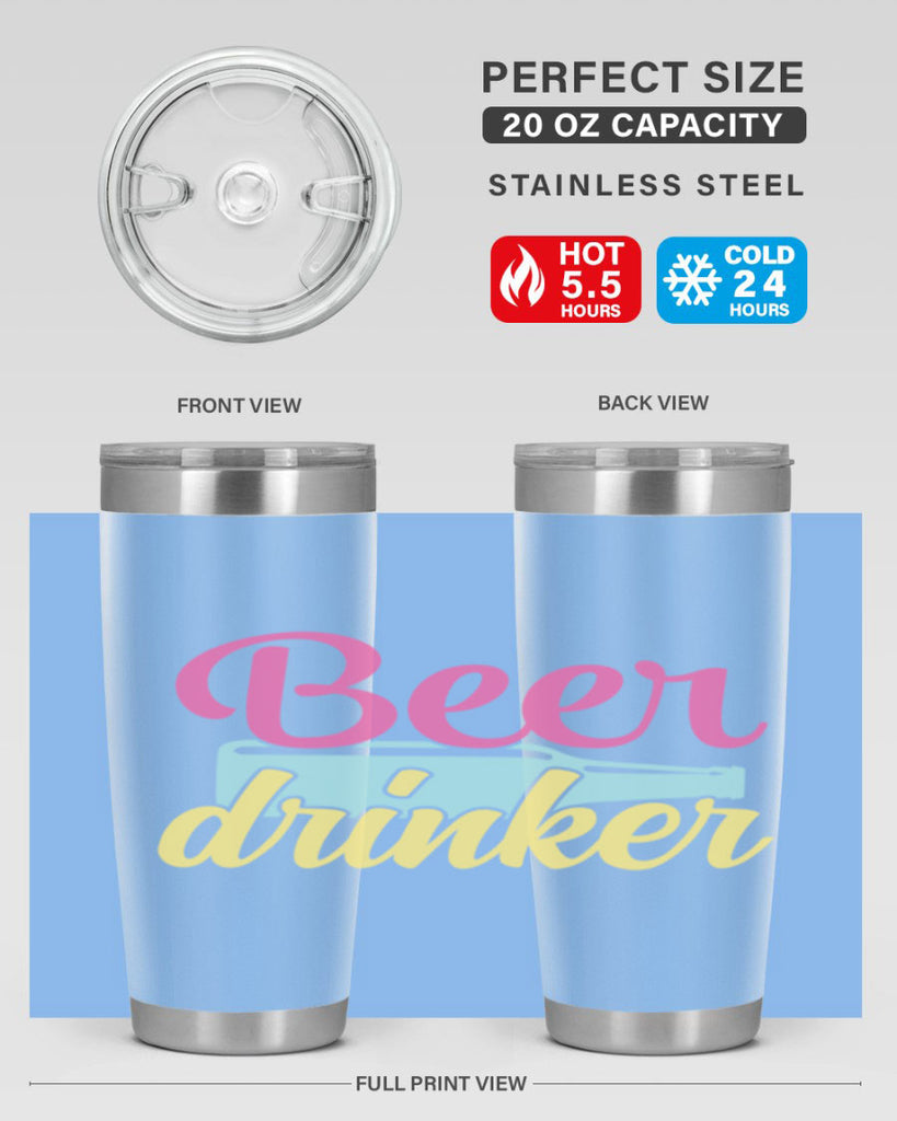 beer drinker 134#- beer- Tumbler