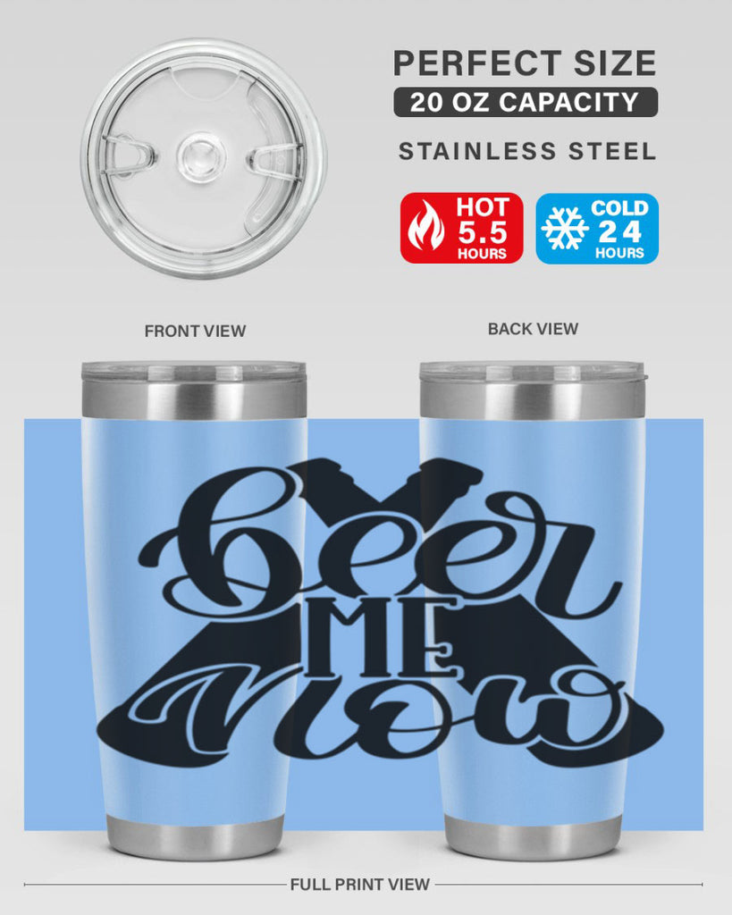 beer me now 46#- beer- Tumbler