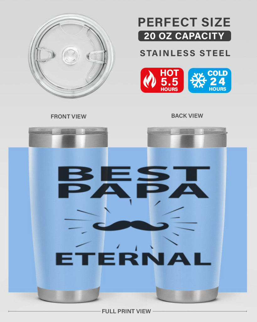 best papa png 92#- grandpa - papa- Tumbler