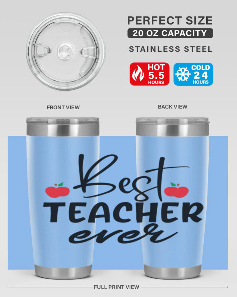 best teacher ever Style 188#- teacher- tumbler