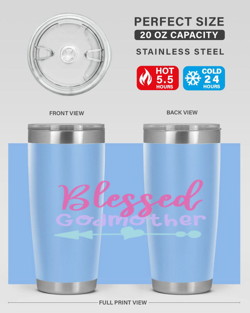 blessed godmother 2#- God Parent- Tumbler