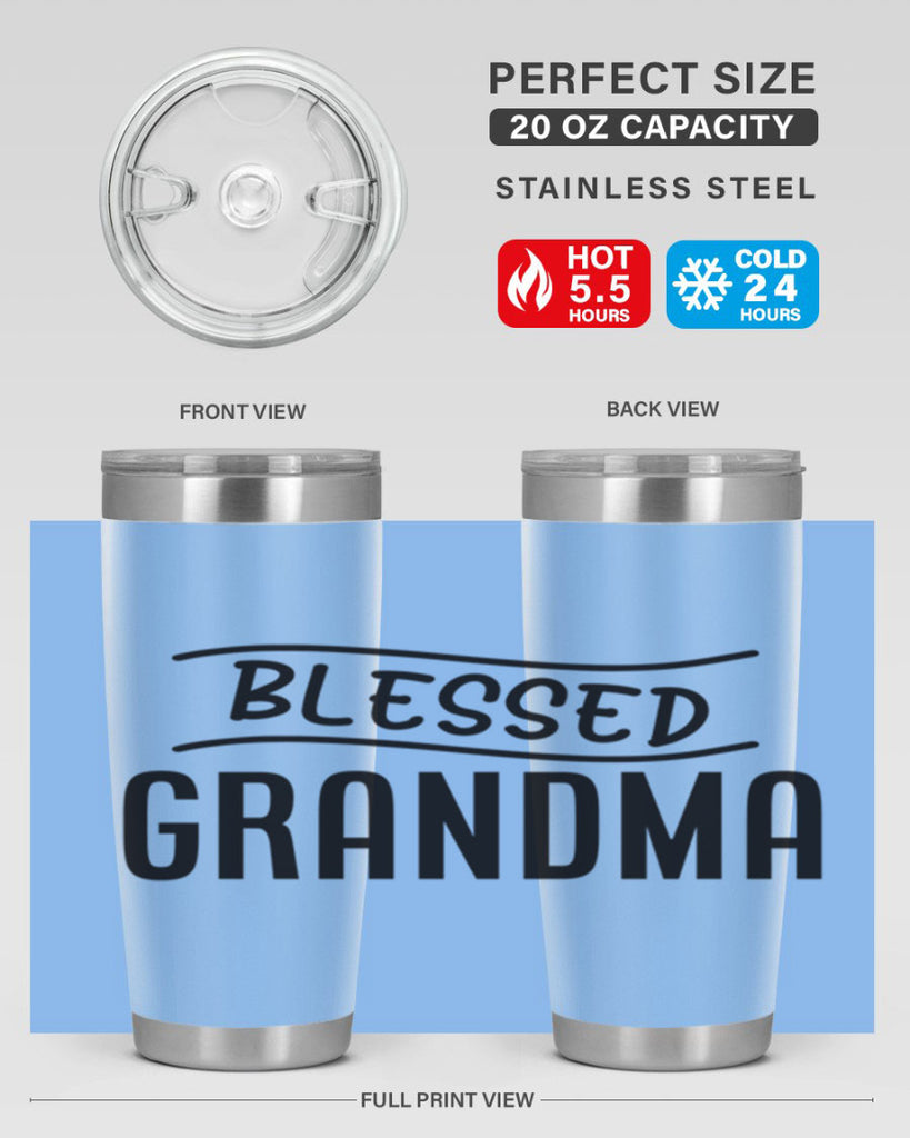 blessed grandma 62#- grandma - nana- Tumbler