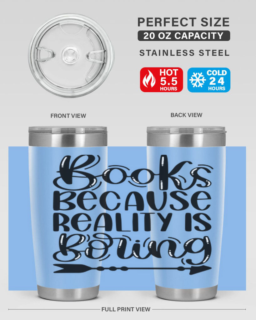 books because reality is boring 45#- reading- Tumbler