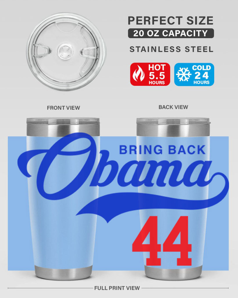 bring back obama jersey 191#- black words phrases- Cotton Tank