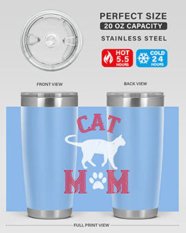 cat mom Style 35#- cat- Tumbler