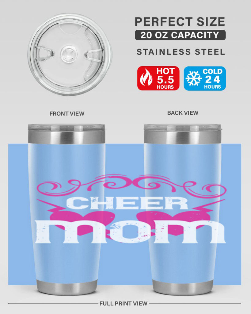 cheer mom 194#- mom- Tumbler