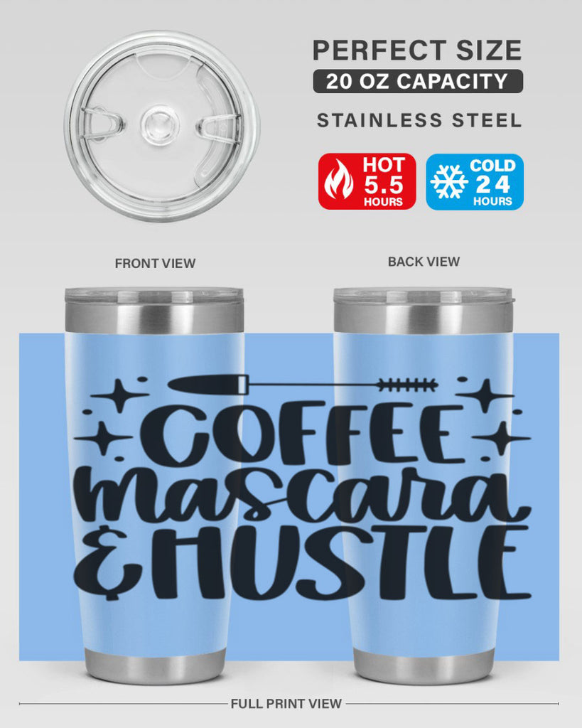 coffe mascara hustle 180#- coffee- Tumbler