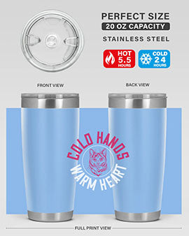 cold hands warm heart Style 42#- cat- Tumbler