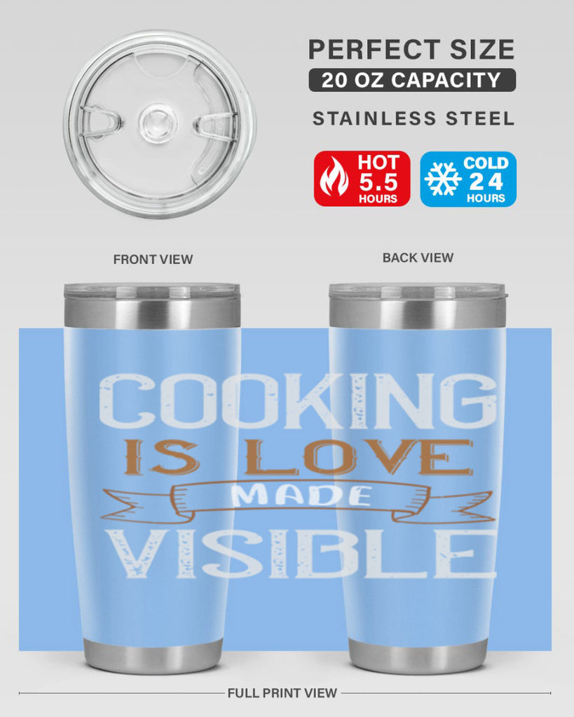 cooking is love made visible 43#- cooking- Tumbler