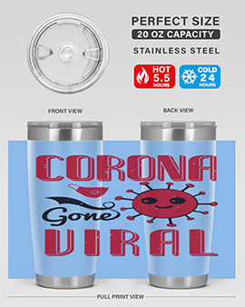 corona gone viral Style 15#- corona virus- Cotton Tank