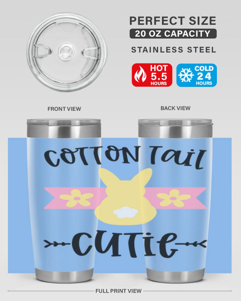 cotton tail cutie 63#- easter- Tumbler