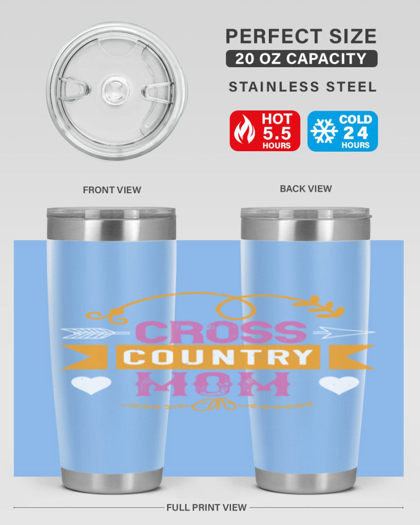 cross country mom 190#- mom- Tumbler