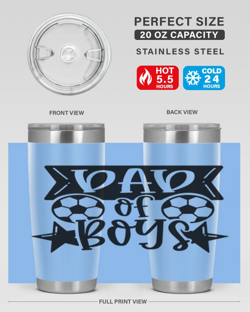 dad of boy 61#- fathers day- Tumbler