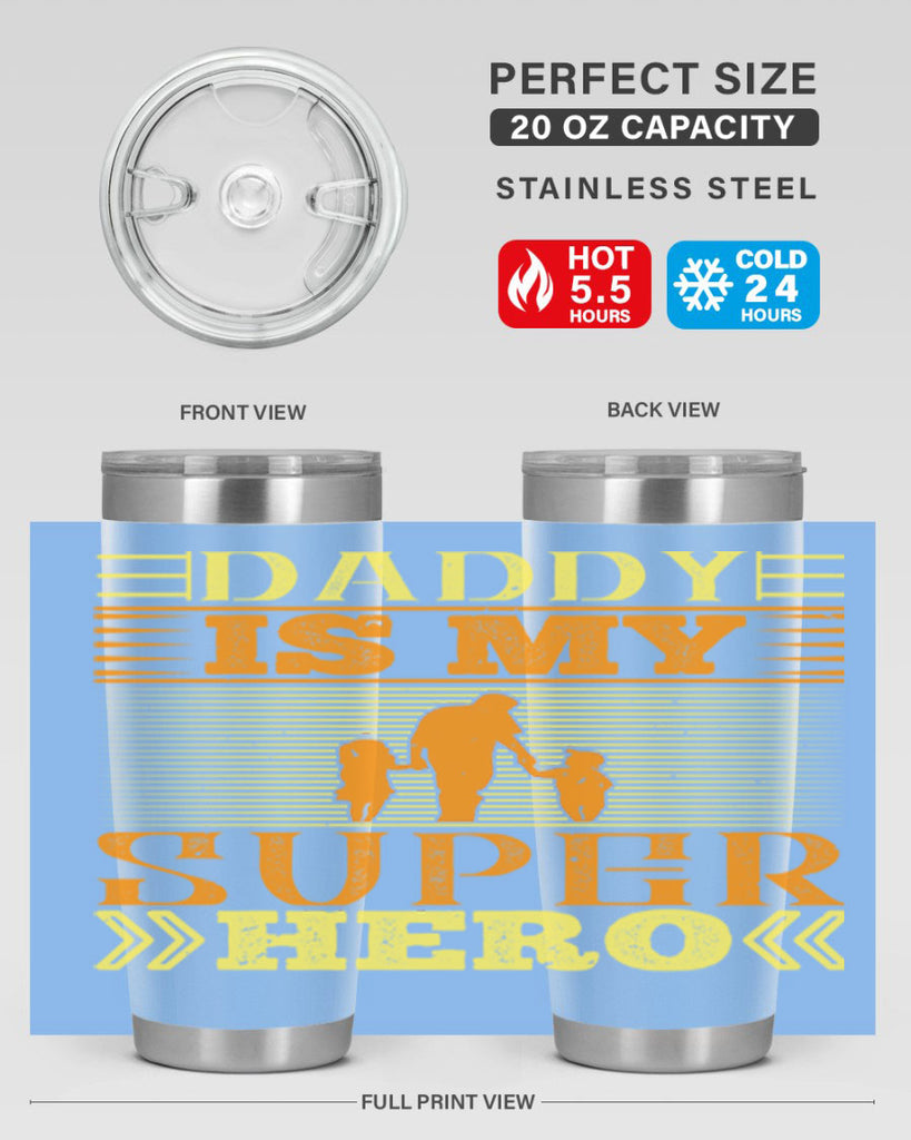 daddy is my super hero 241#- fathers day- Tumbler