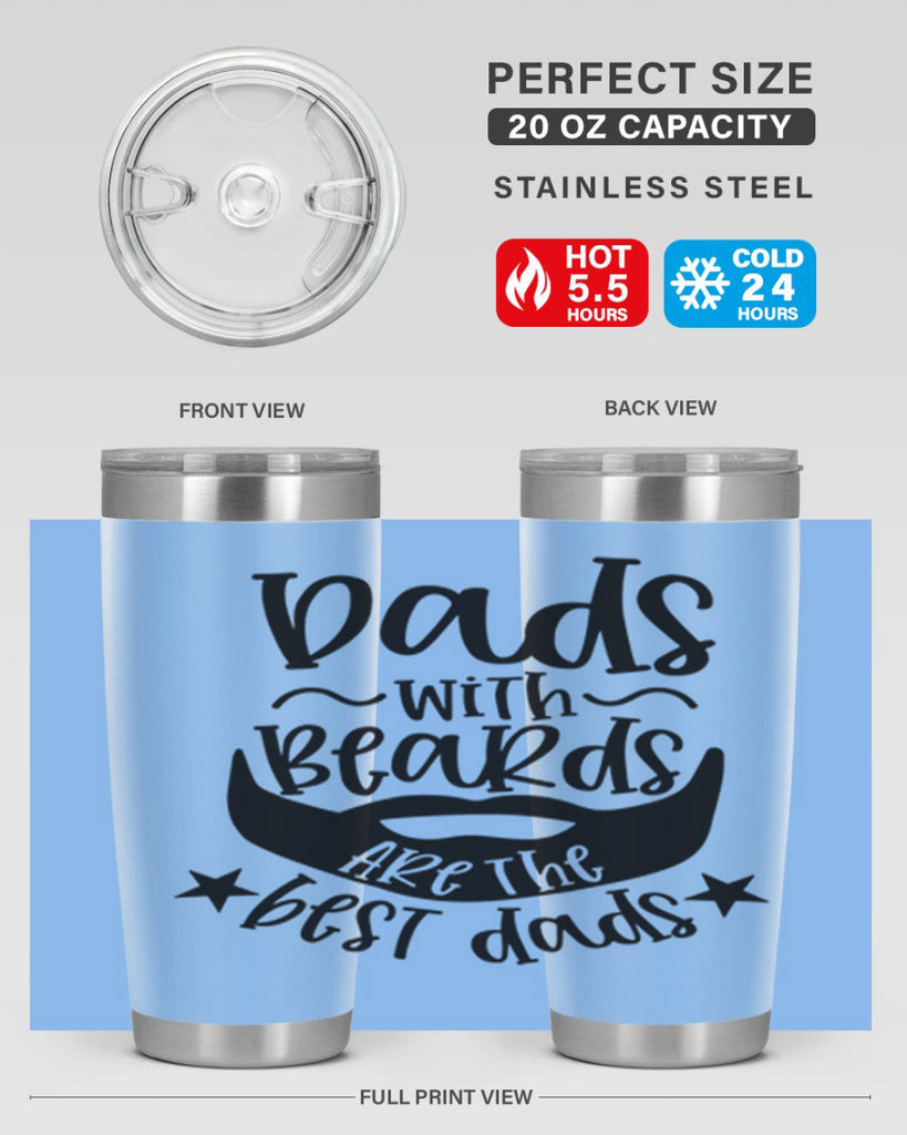 dads with beards are the best dads 53#- fathers day- Tumbler