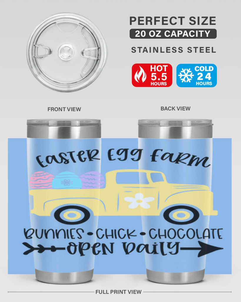 easter egg farm 58#- easter- Tumbler