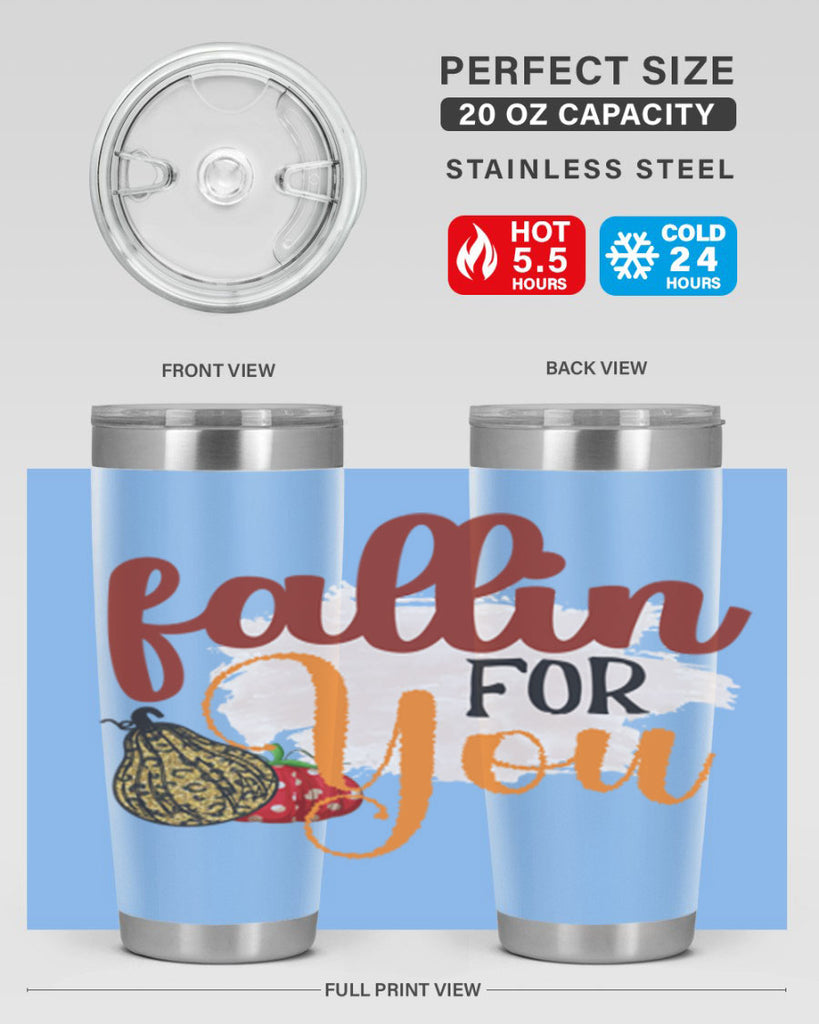 fallin for you 167#- fall- Tumbler