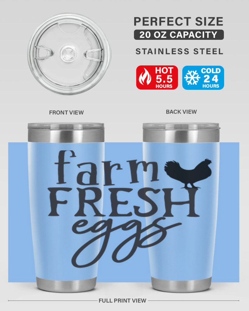 farm fresh eggs 102#- kitchen- Tumbler