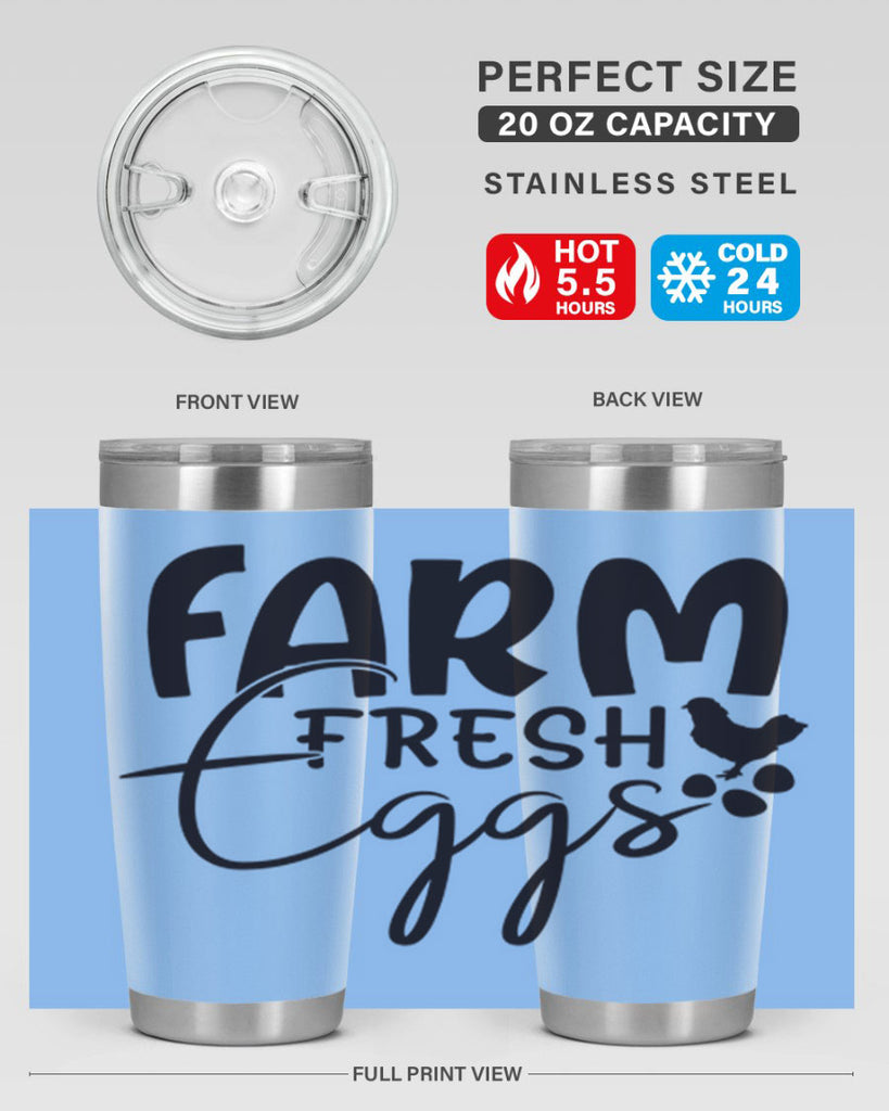farm fresh eggs 103#- kitchen- Tumbler