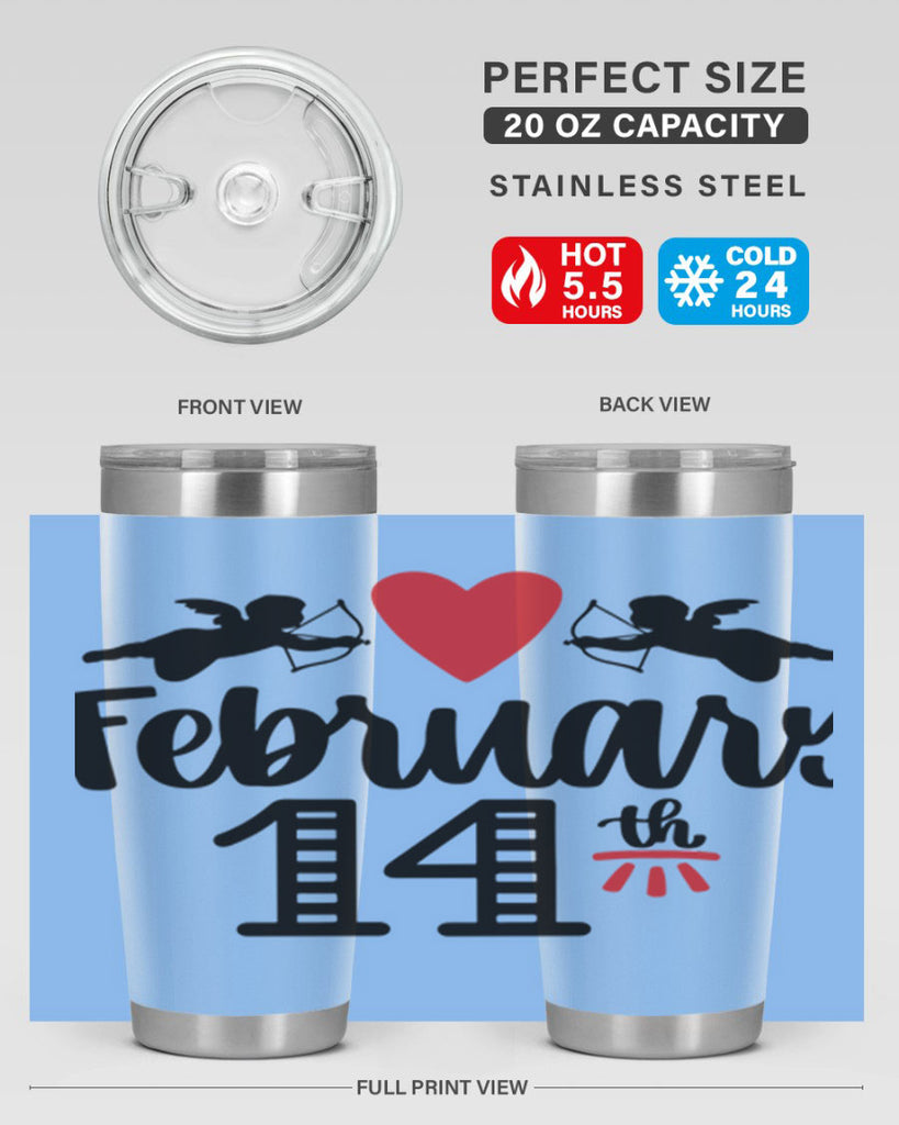 february th 28#- valentines day- Tumbler