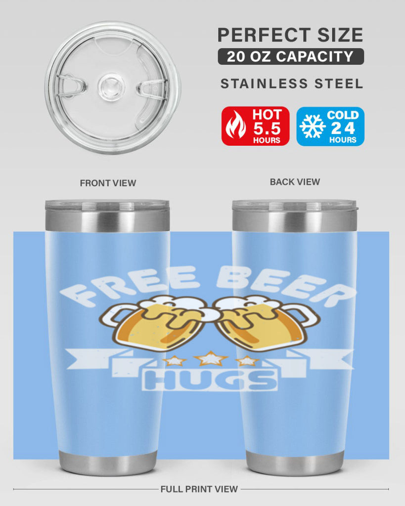 free beer hugs 88#- beer- Tumbler