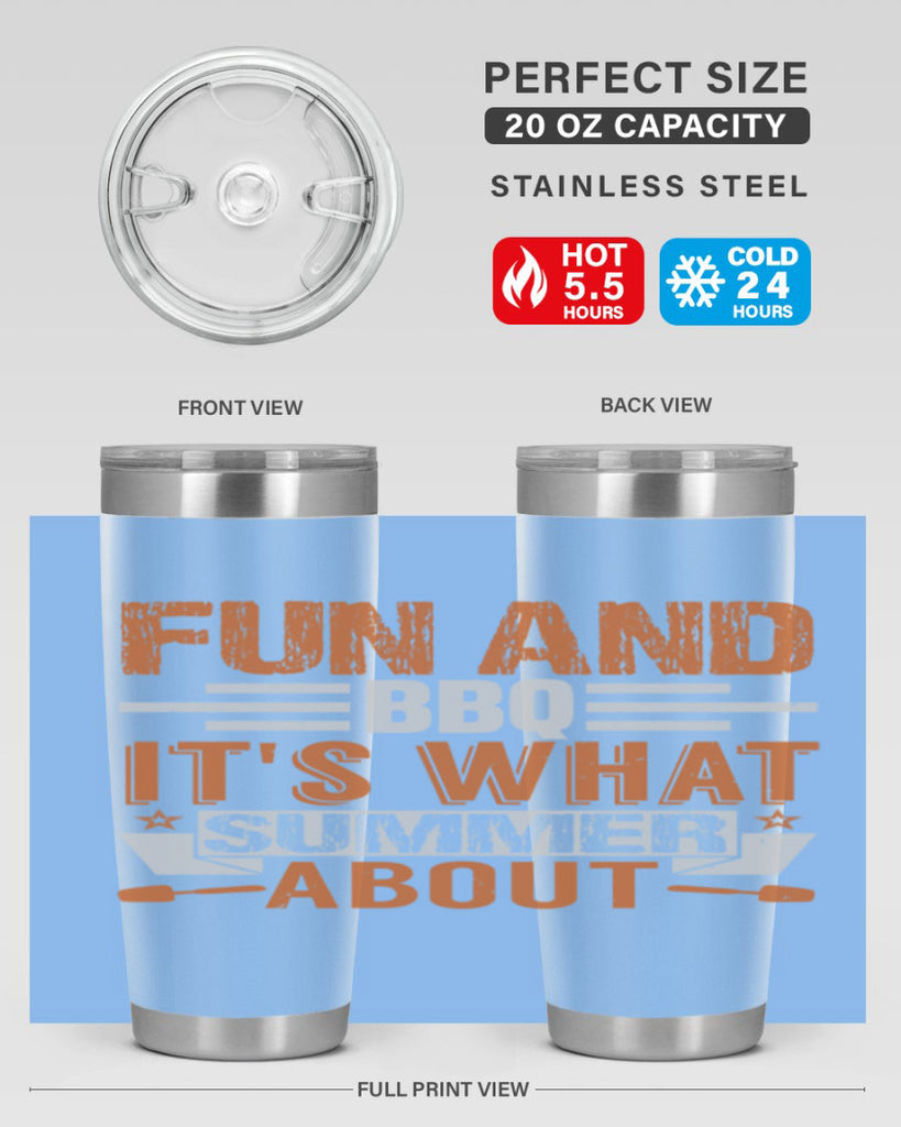 fun and bbq 44#- bbq- Tumbler