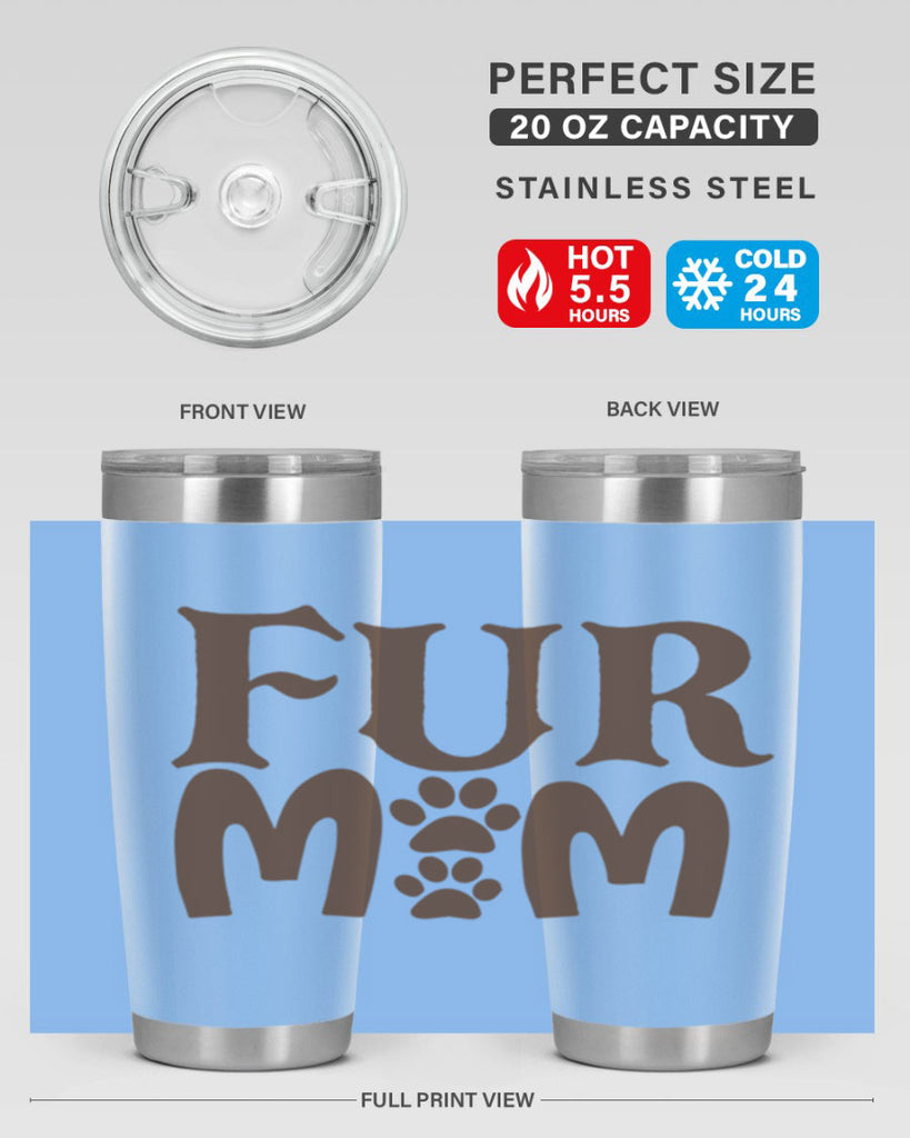 fur mom 266#- mom- Tumbler