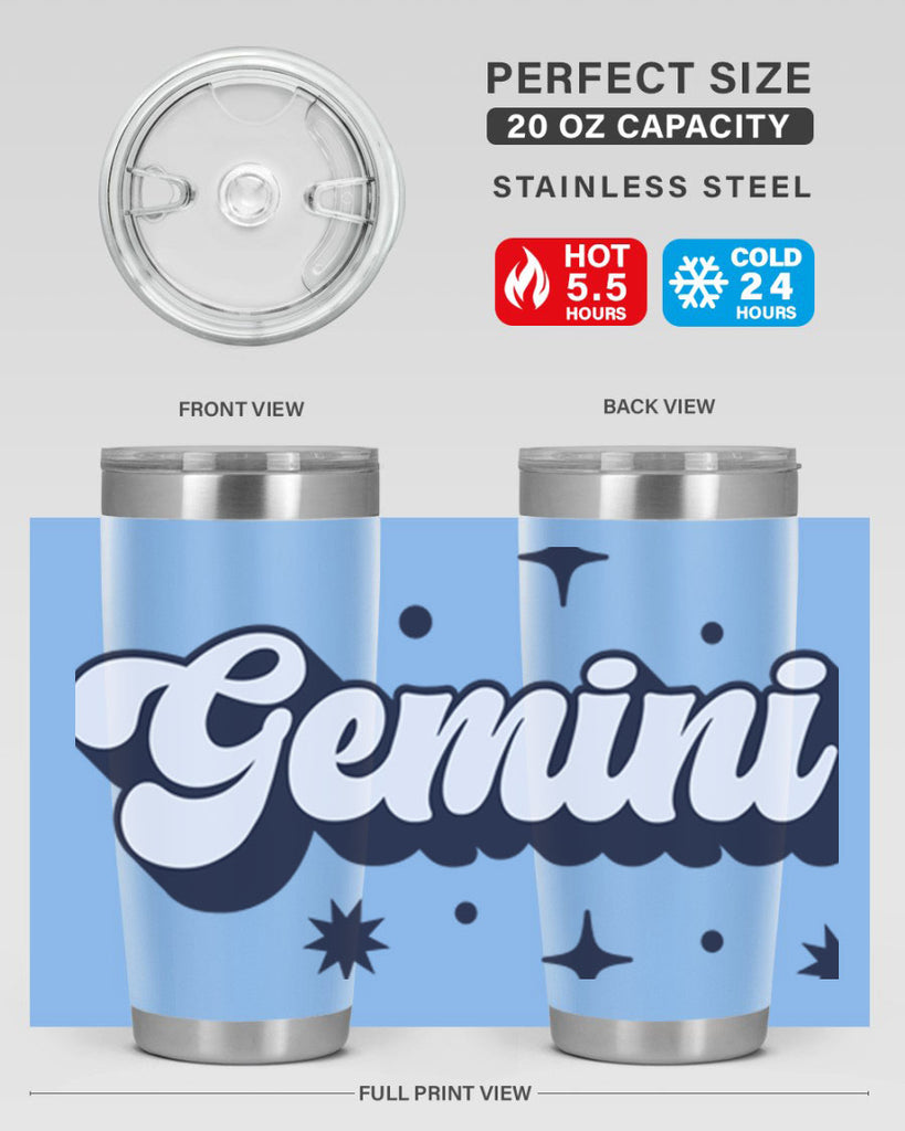 gemini 240#- zodiac- Tumbler