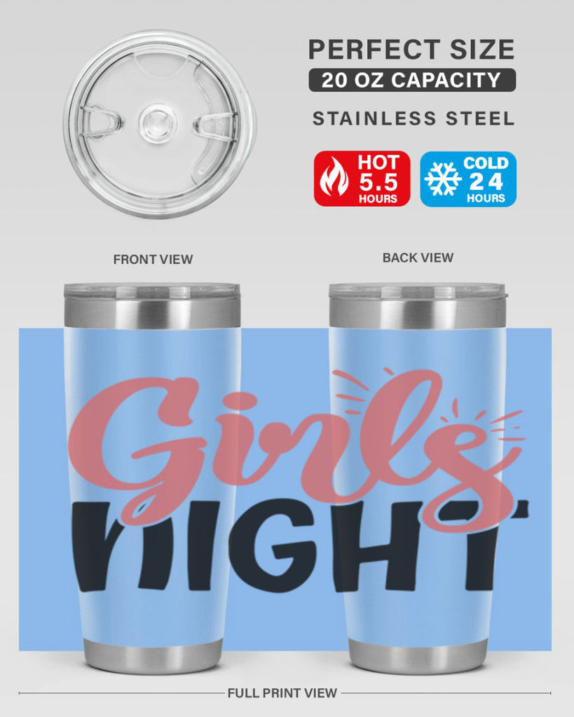 girls night Style 53#- Best Friend- Tumbler