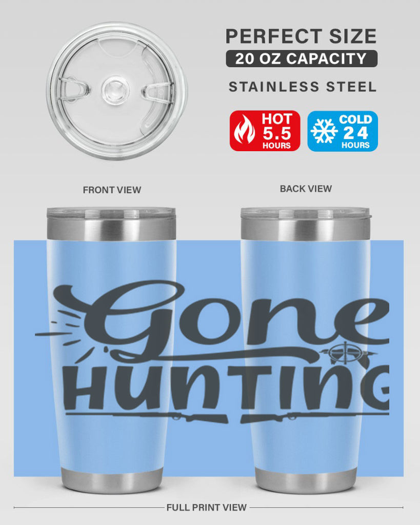 gone hunting 29#- hunting- Tumbler