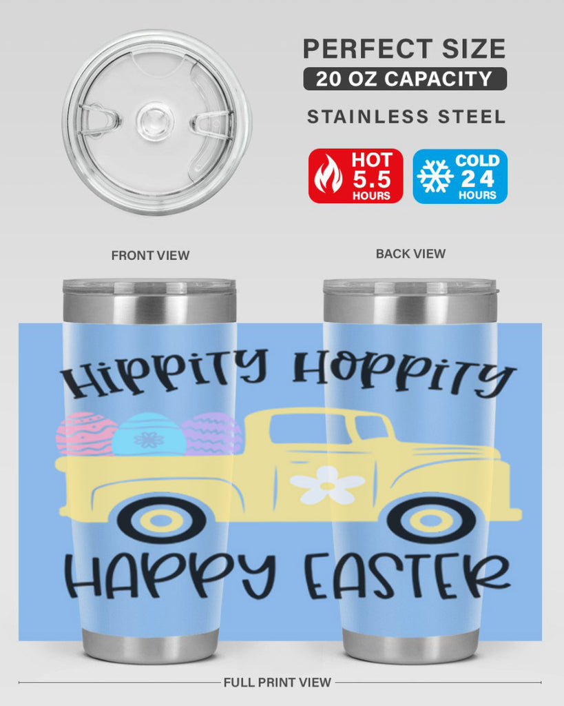 hippity hoppity happy 29#- easter- Tumbler