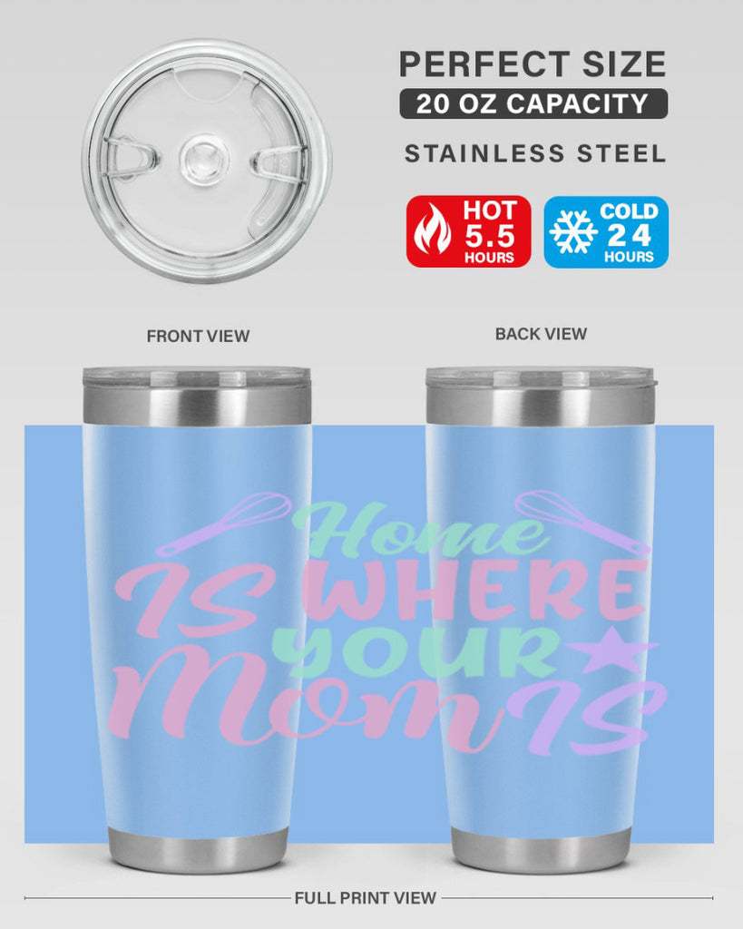 home is where your mom is 37#- home- Tumbler