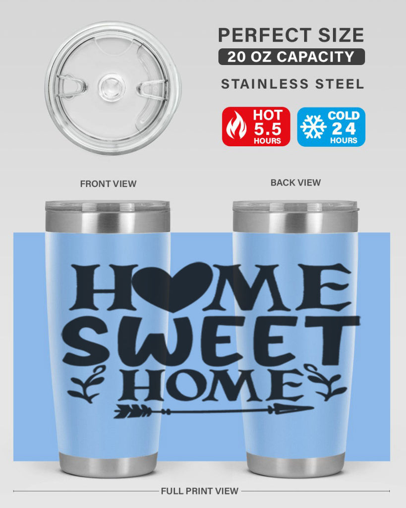 home sweet home 27#- home- Tumbler