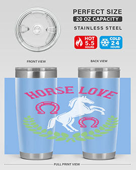 horse love Style 50#- horse- Tumbler